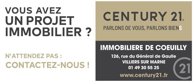 Appartement F2 à louer - 2 pièces - 36.47 m2 - VILLIERS SUR MARNE - 94 - ILE-DE-FRANCE - Century 21 Immobilière De Coeuilly