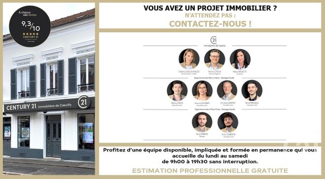 Appartement F3 à louer - 3 pièces - 56.39 m2 - VILLIERS SUR MARNE - 94 - ILE-DE-FRANCE - Century 21 Immobilière De Coeuilly